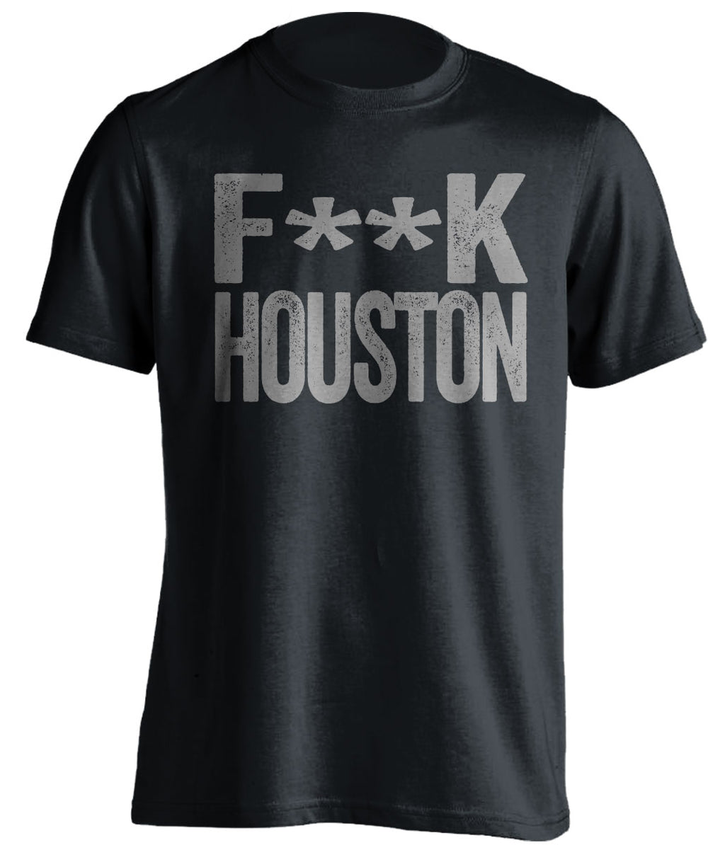 fuck houston texans dallas cowboys black tshirt censored