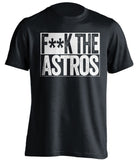 fuck the astros black shirt ny yankees fans censored