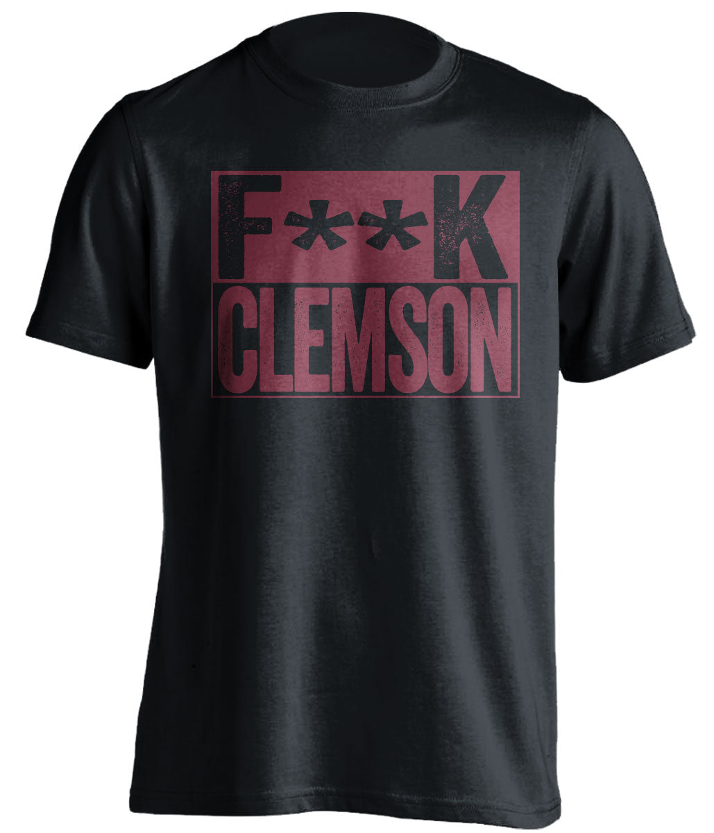 fuck clemson fsu seminoles black shirt censored
