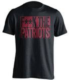 FUCK THE PATRIOTS - Patriots Haters Shirt - Garnet and Gold Version - Box Design - Beef Shirts
