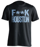 fuck houston texans tennessee titans black tshirt censored