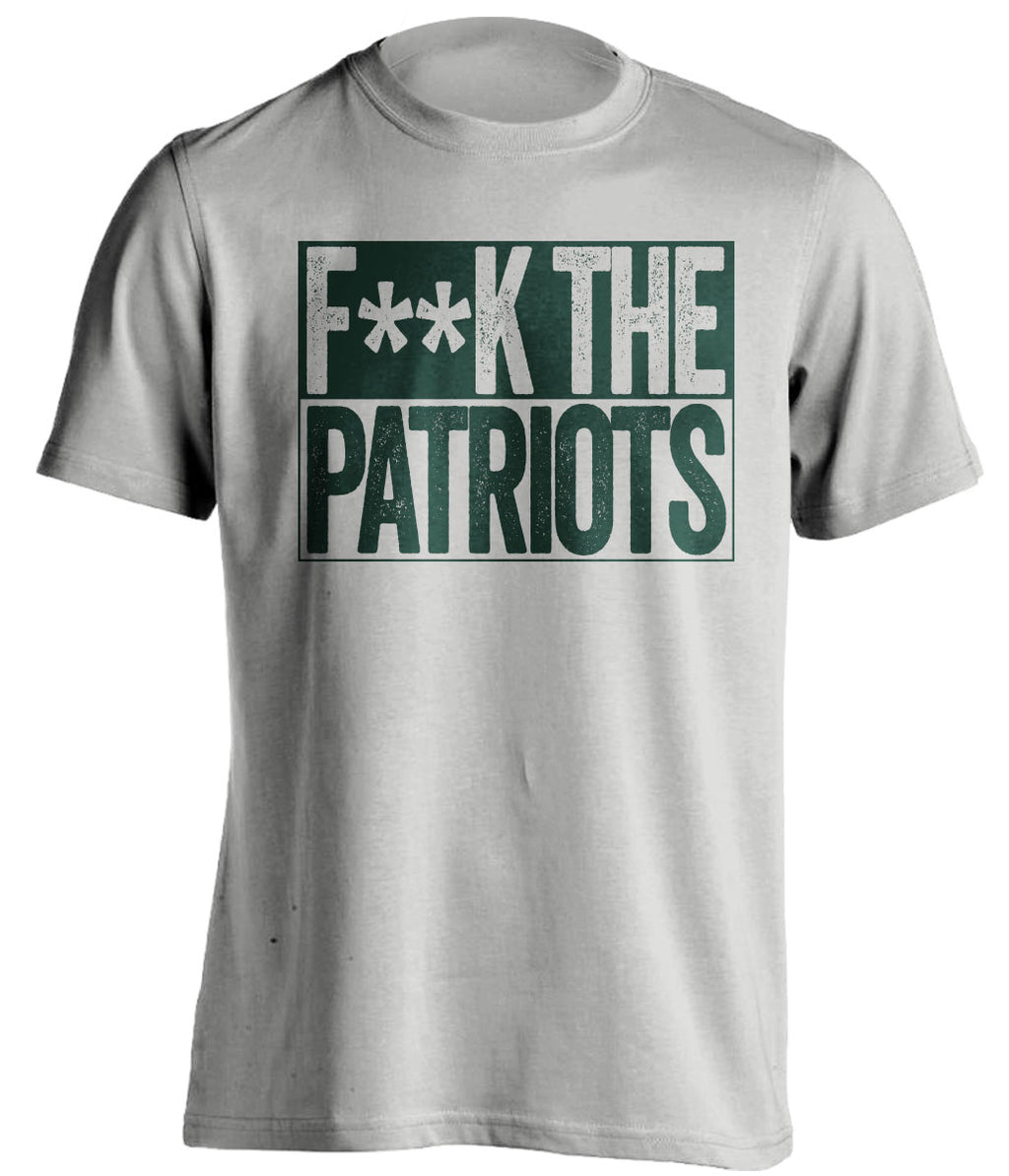 FUCK THE PATRIOTS - Patriots Haters Shirt - Green Bay Packers Version - Box Design - Beef Shirts