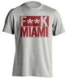 FUCK MIAMI - Florida State Seminoles Fan T-Shirt - Box Design - Beef Shirts
