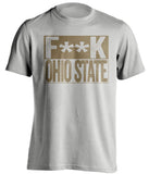 fuck ohio state purdue boilermakers grey shirt censored