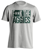 fuck the aggies censored grey shirt for baylor fans