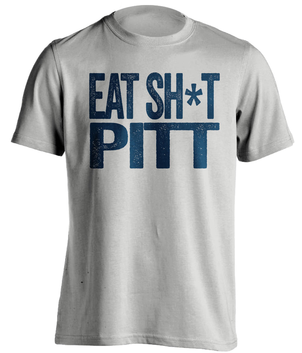 eat shit pitt psu penn state lions grey tshirt censored