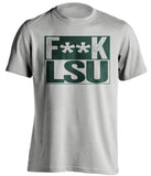 fuck lsu censored grey shirt for tulane fans