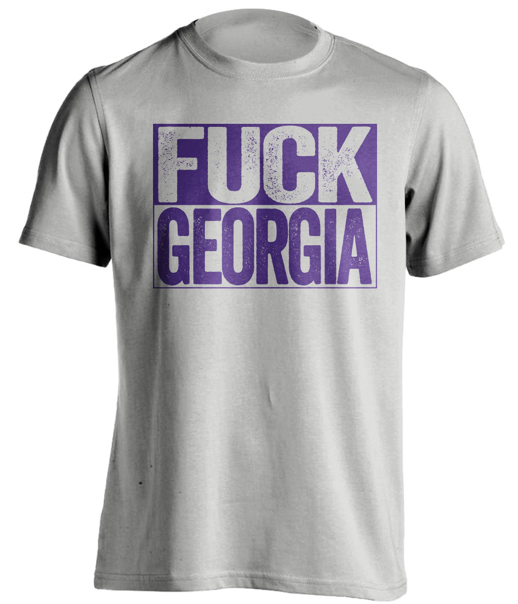 f**k georgia lsu tigers shirt