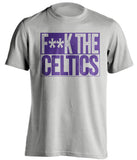 FUCK THE CELTICS - Los Angeles Lakers Fan T-Shirt - Box Design - Beef Shirts