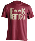 fuck kentucky indiana hoosiers red shirt censored