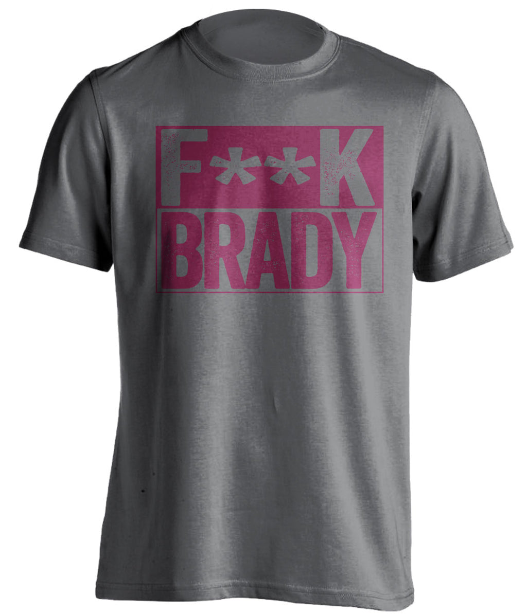 fuck brady grey and garnet tshirt censored