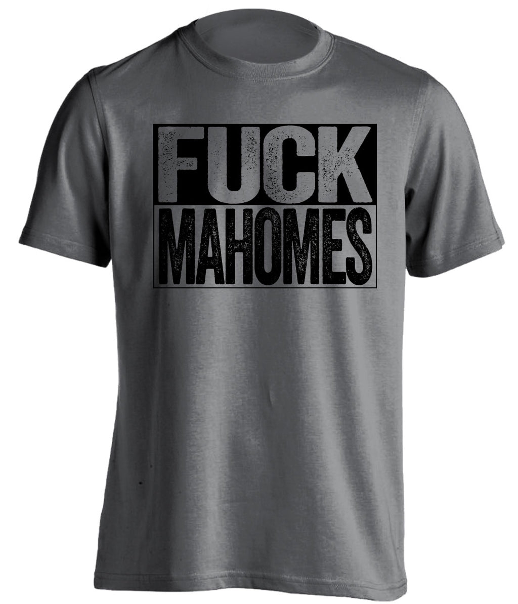 fuck patrick mahomes oakland raiders uncensored grey shirt