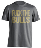 fuck the bulls uncensored grey tshirt for ucf knights fans