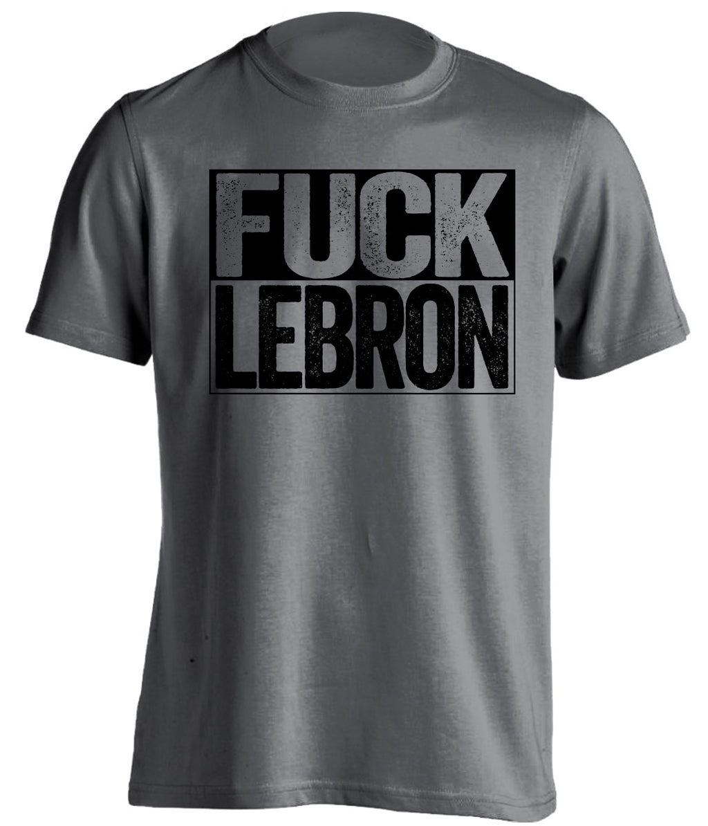 fuck lebron james san antonio spurs grey shirt uncensored