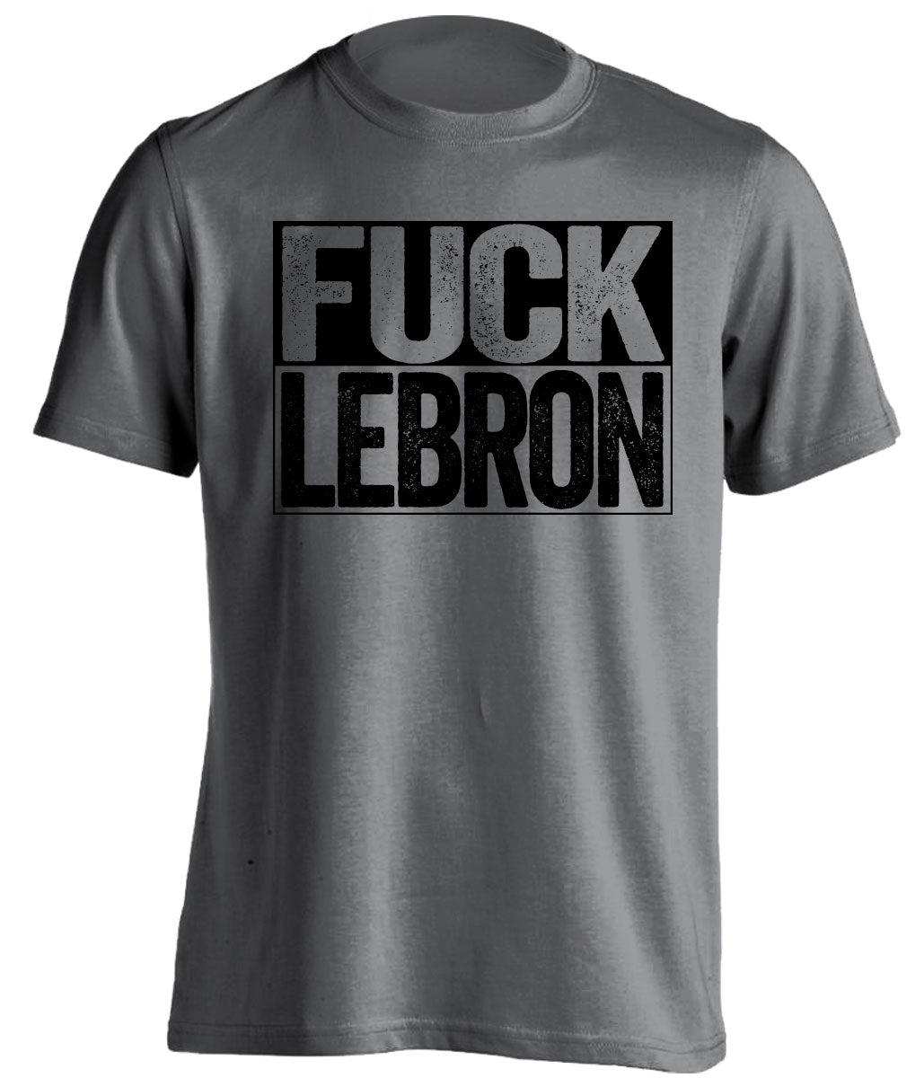 fuck lebron james san antonio spurs grey shirt uncensored