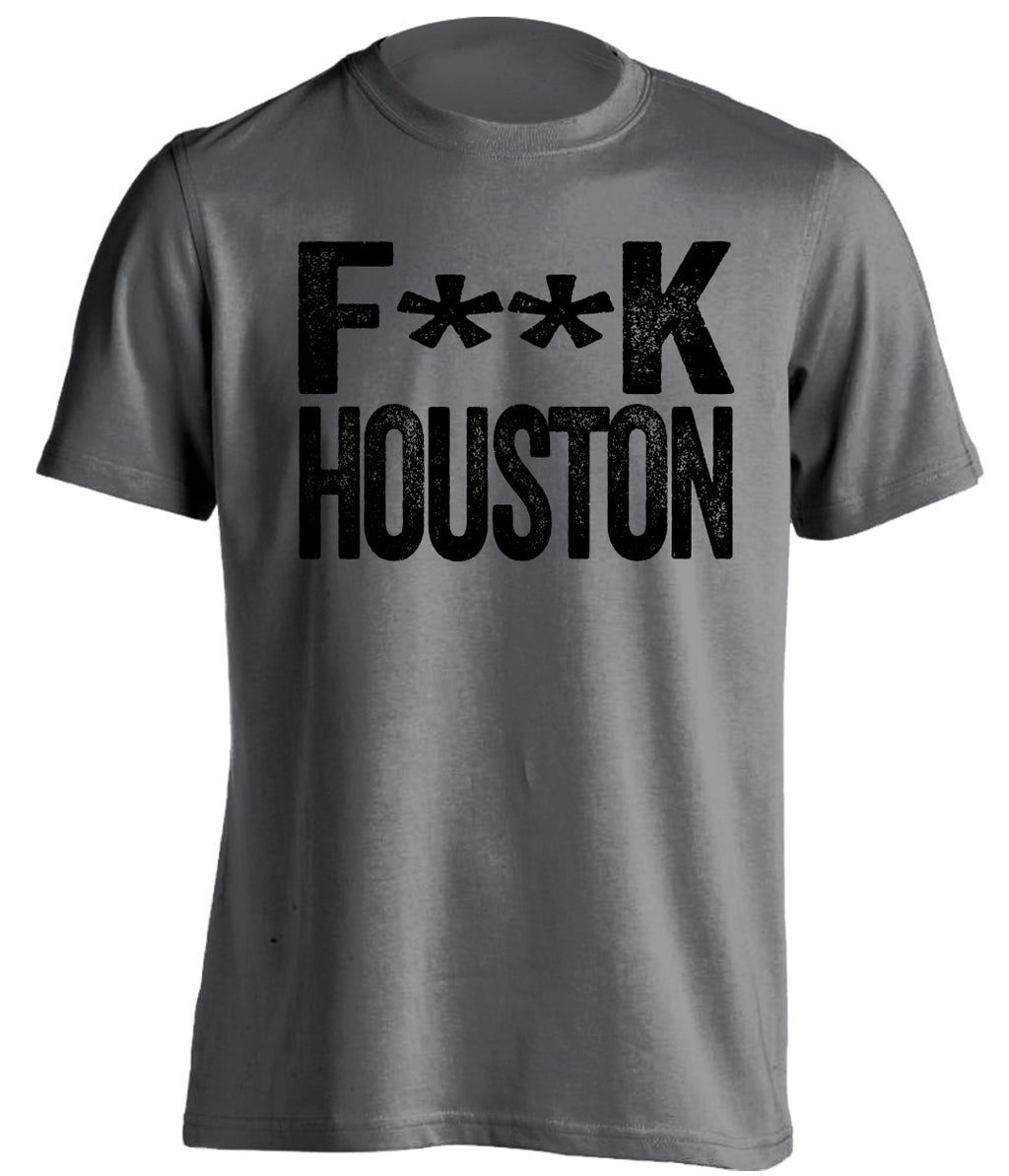 fuck houston mavs san antonio spurs grey tshirt censored