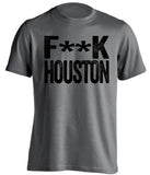 fuck houston mavs san antonio spurs grey tshirt censored