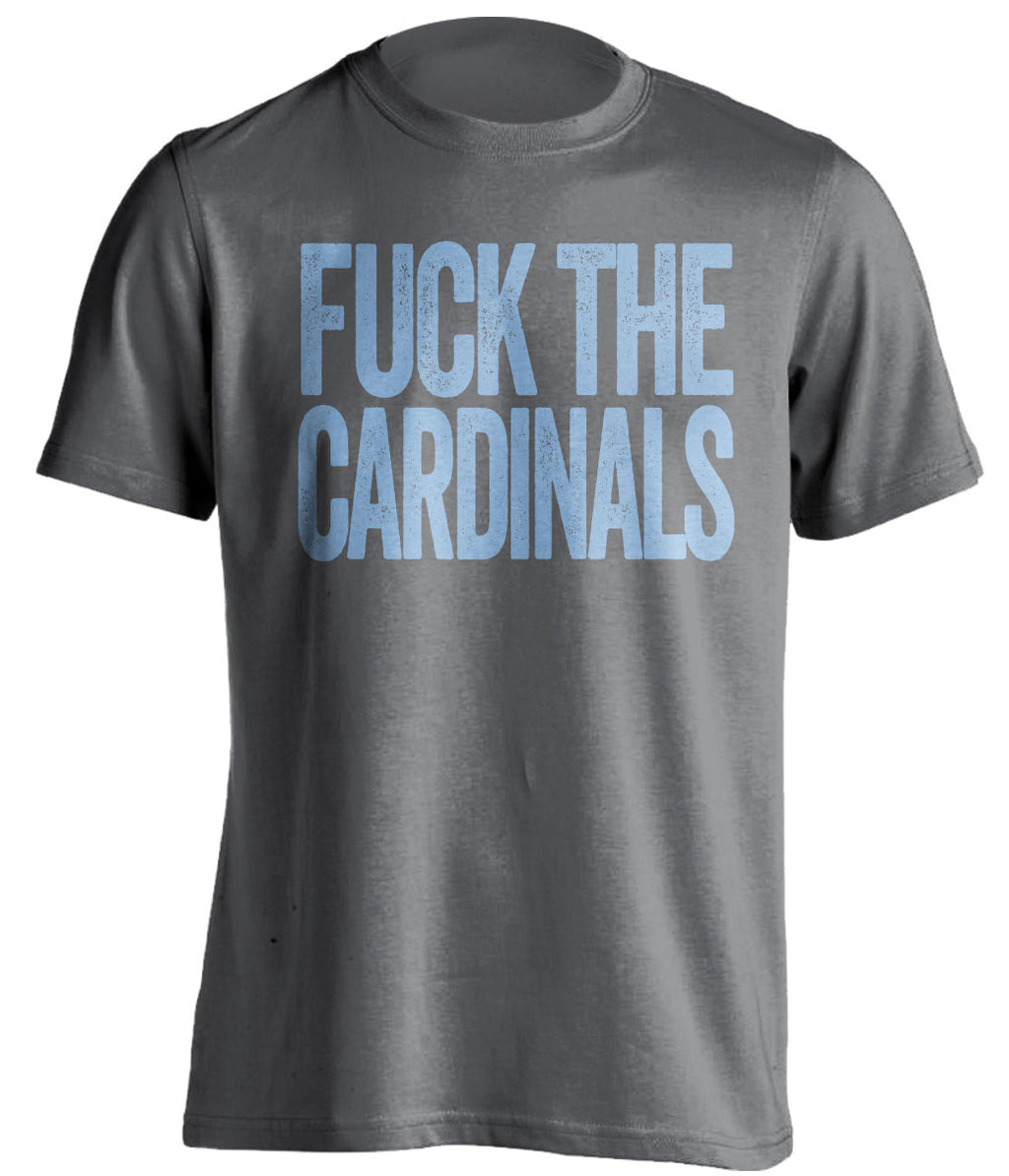 fuck the cardinals royals fan grey shirt uncensored