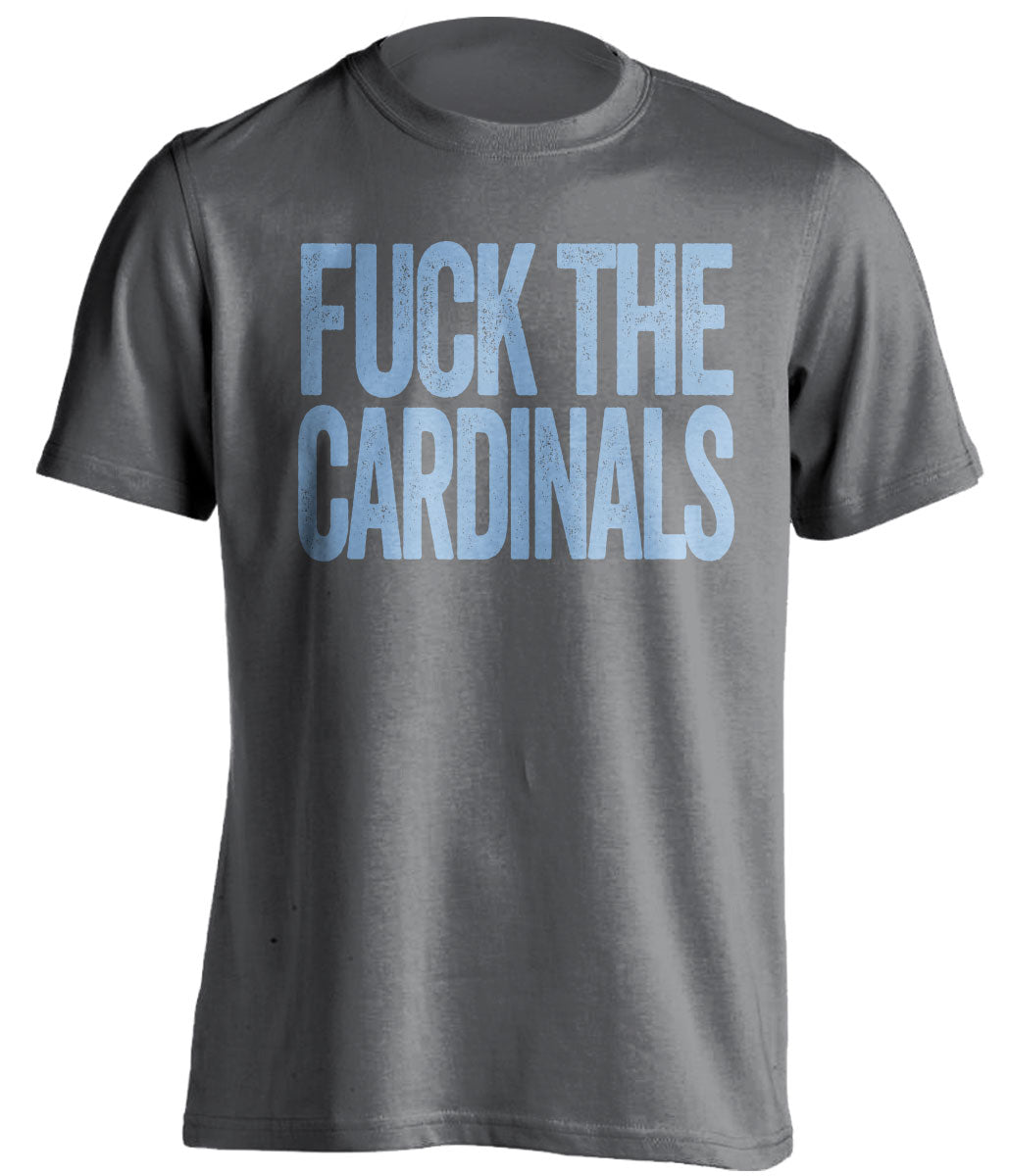 fuck the cardinals royals fan grey shirt uncensored