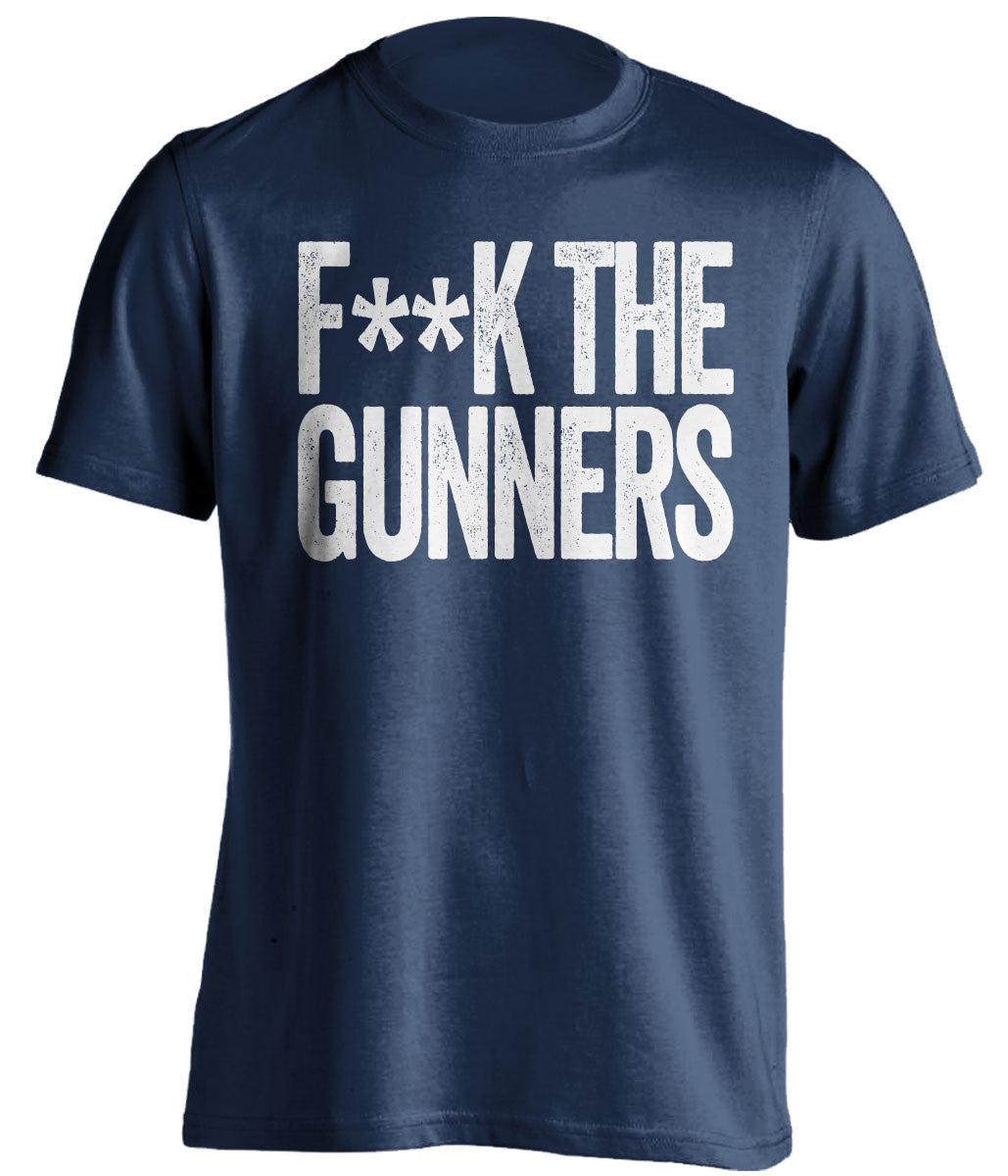 F**K THE GUNNERS Tottenham Hotspur FC blue Shirt