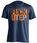 fuck utep navy and orange tshirt uncensored