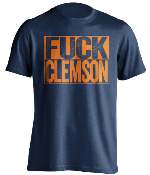 fuck clemson navy shirt syracuse orange uncensored