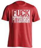 fuck pittsburgh detroit red wings shirt