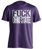 fuck ohio state purple shirt northwestern wildcats fan uncensored