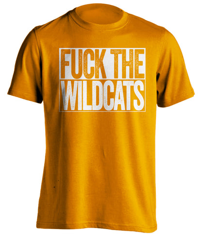 fuck the wildcats tennessee volunteers fan shirt