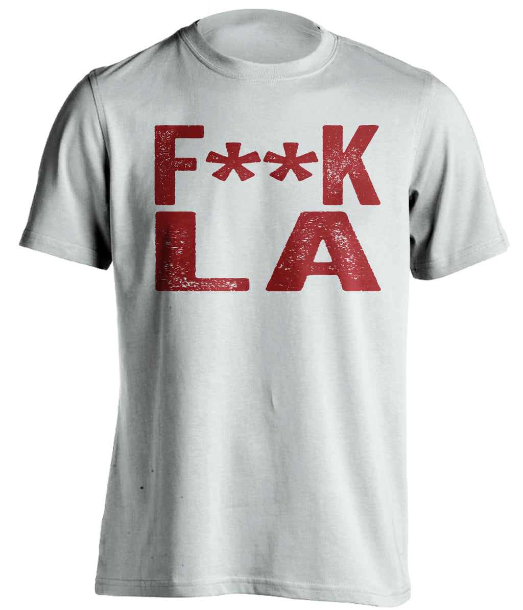 fuck la lakers cleveland cavaliers white tshirt censored