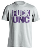 fuck unc white and purple tshirt uncensored