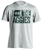 fuck the aggies censored white shirt for baylor fans