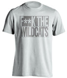 FUCK THE WILDCATS - Wildcats Haters Shirt - Navy and Grey Version - Box Design - Beef Shirts