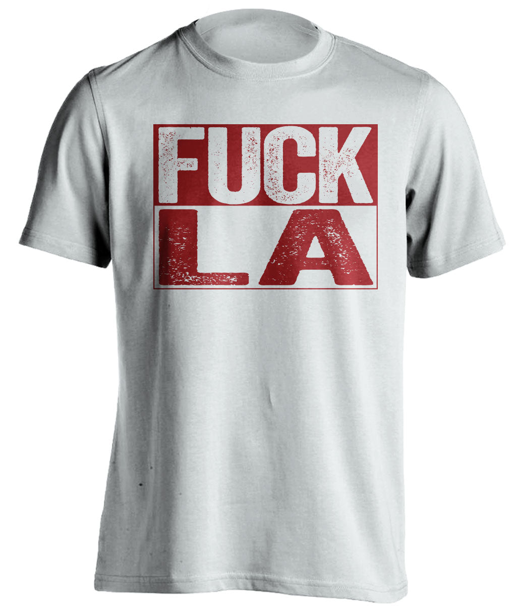 fuck la dodgers rams chargers 49ers dbacks coyotes white shirt uncensored