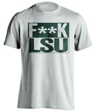 fuck lsu censored white shirt for tulane fans