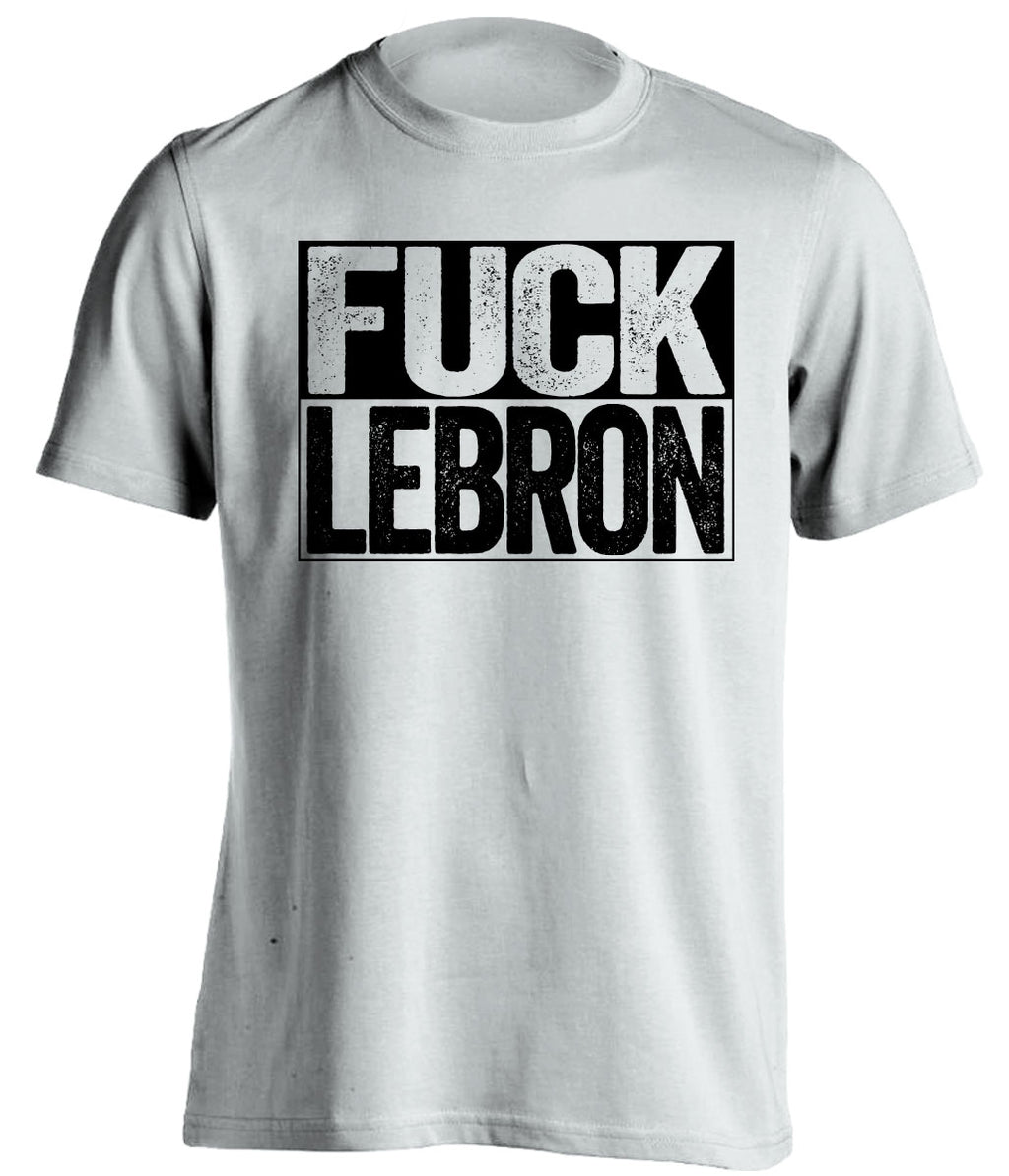 fuck lebron james san antonio spurs white shirt uncensored