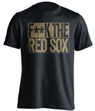 milwaukee brewers black shirt fuck the red sox censored