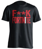 h1z1 black shirt fuck fortnite censored tshirt