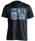 tampa rays black shirt fuck the red sox censored