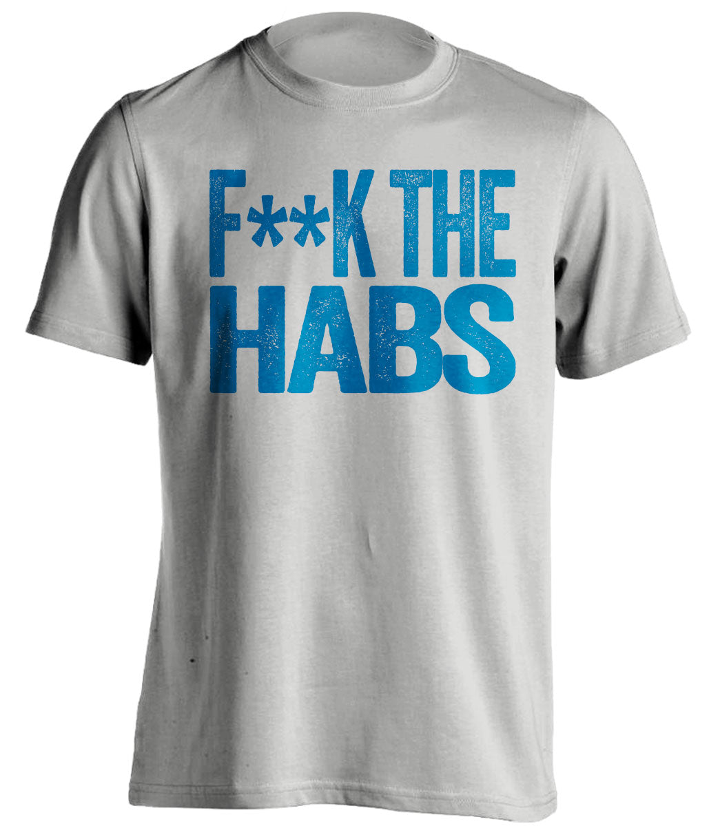 fuck the habs jets grey shirt censored