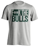 fuck the bulls censored grey shirt milwaukee bucks fan