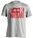 fuck maryland terps ncsu state wolfpack grey shirt censored