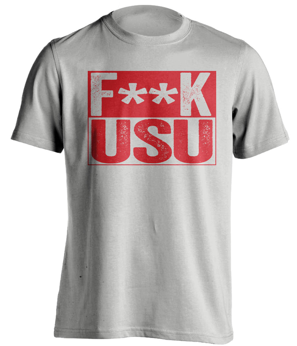 fuck usu censored grey shirt utah utes fans