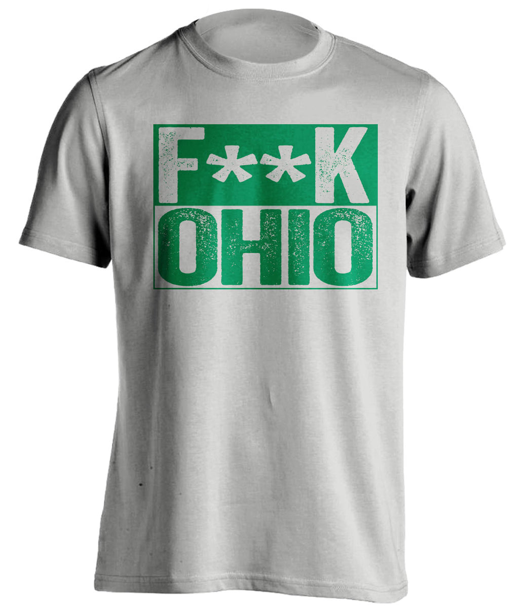 fuck ohio censored grey shirt for marshall fans
