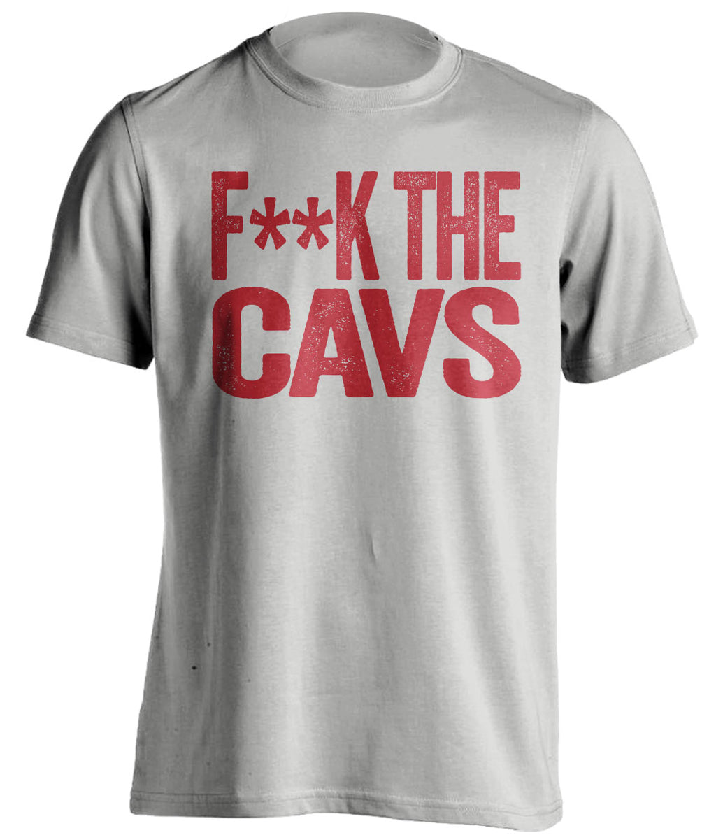 FUCK THE CAVS - Miami Heat Fan T-Shirt - Text Design - Beef Shirts