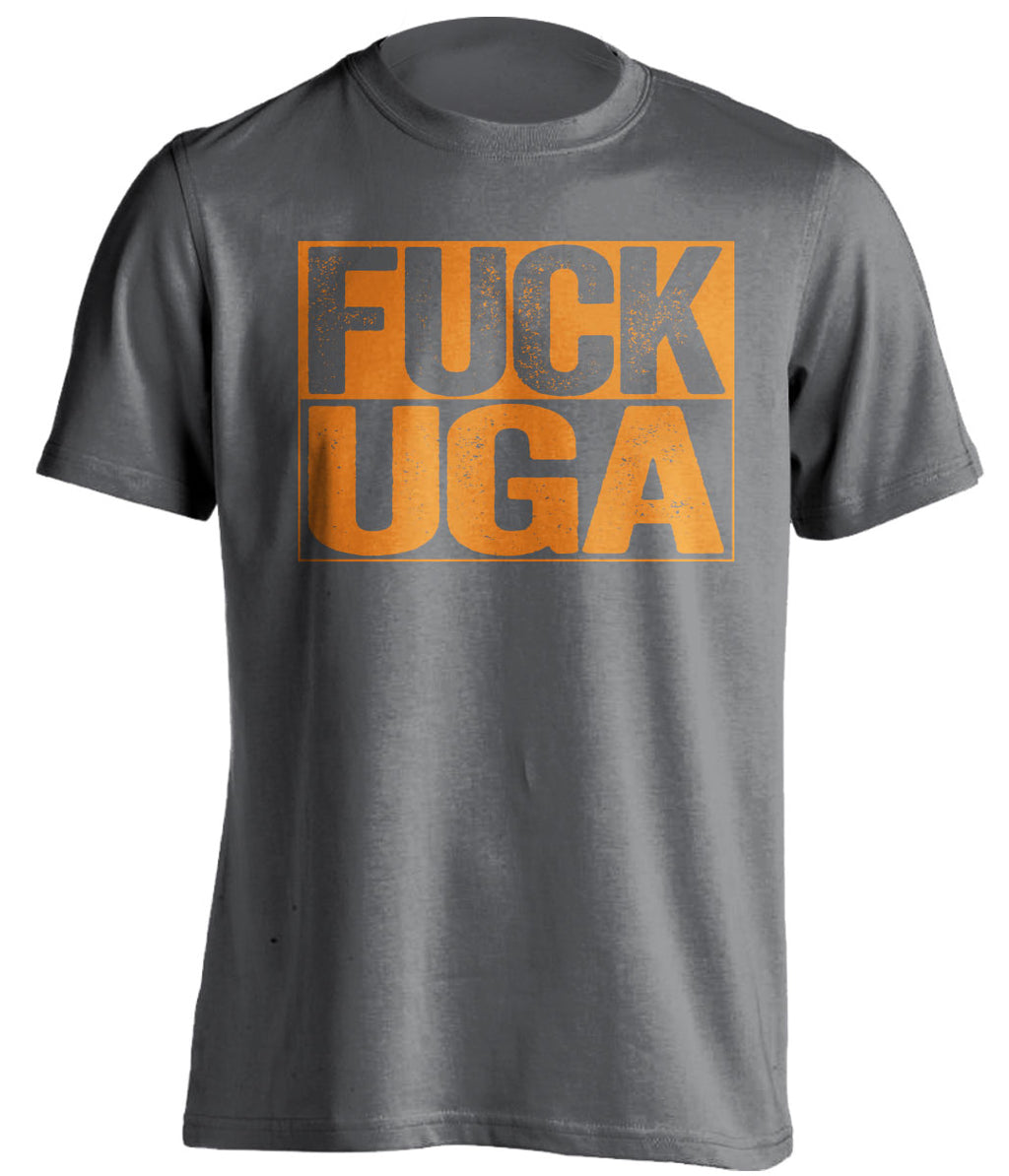 fuck uga uncensored grey shirt for vols fans