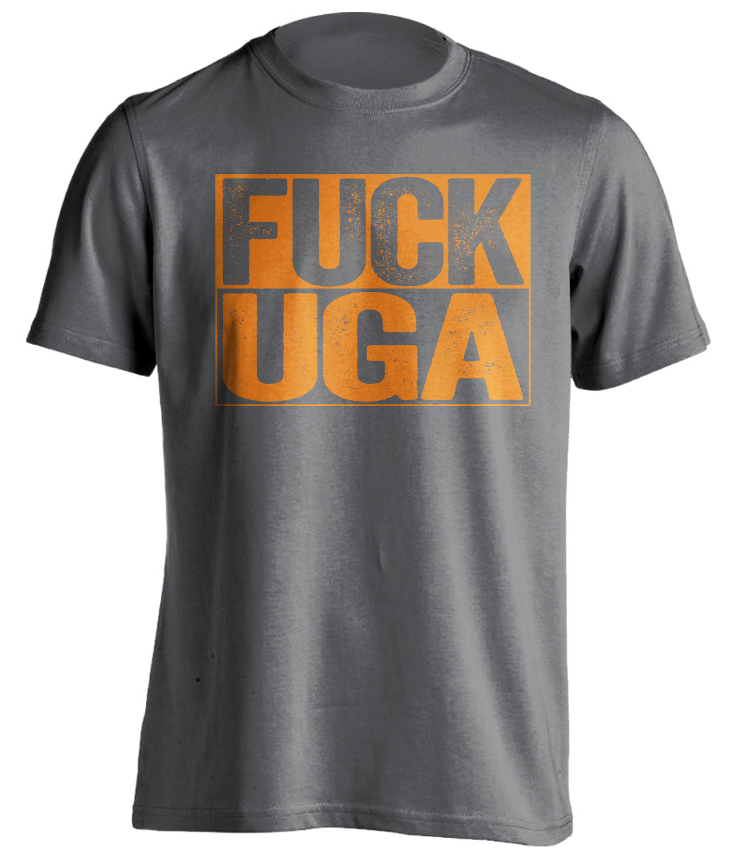 fuck uga uncensored grey shirt for vols fans