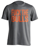 FUCK THE BULLS - New York Knicks Fan T-Shirt - Text Design - Beef Shirts