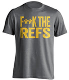 fuck the refs steelers fan grey shirt censored