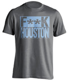 fuck houston texans tennessee titans grey shirt censored